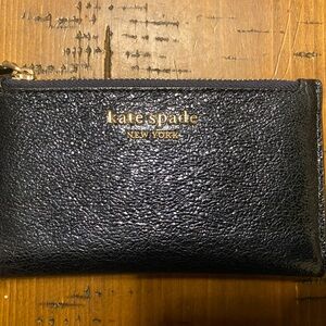 Kate Spade Black Leather Card Holder